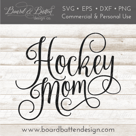 Hockey Mom SVG File
