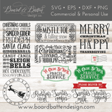 Holly Jolly Christmas SVG Bundle with LIFETIME updates - Commercial Use SVG Files for Cricut & Silhouette
