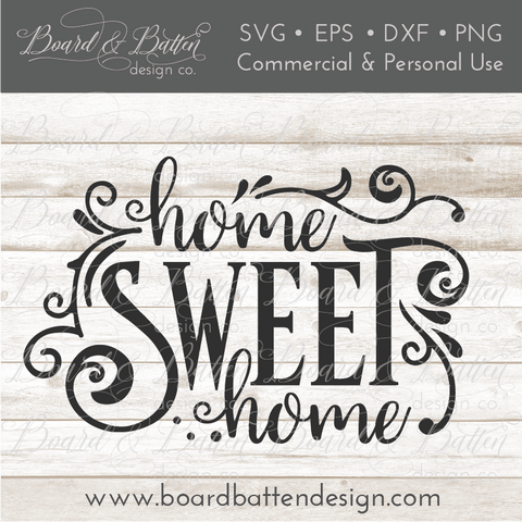 Home Sweet Home SVG File