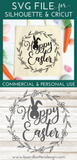 Hoppy Easter SVG File for Cricut/Silhouette - Commercial Use SVG Files for Cricut & Silhouette