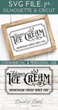 Delicious Ice Cream Vintage SVG File - Commercial Use SVG Files for Cricut & Silhouette