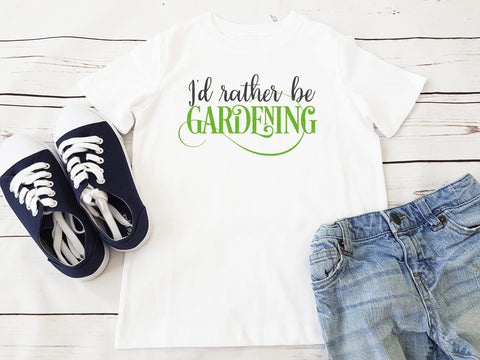 I'd Rather Be Gardening SVG