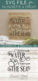 If Love Was Water I'd Give You The Sea SVG File - Commercial Use SVG Files for Cricut & Silhouette