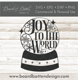 Christmas SVG | Joy To The World Cut File 3 | Cricut SVG Designs - Commercial Use SVG Files for Cricut & Silhouette