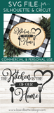The Kitchen Is The Heart of The Home SVG File (Style 2) - Commercial Use SVG Files for Cricut & Silhouette