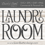 Laundry Room SVG File - Commercial Use SVG Files for Cricut & Silhouette