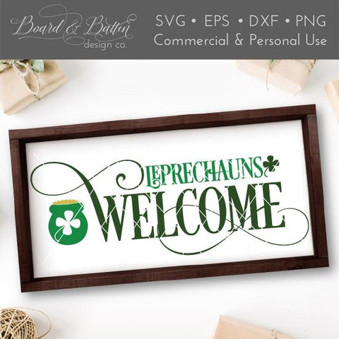 Leprechauns Welcome SVG File