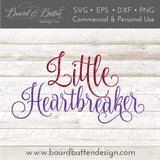 Little Heartbreaker SVG File - Commercial Use SVG Files for Cricut & Silhouette