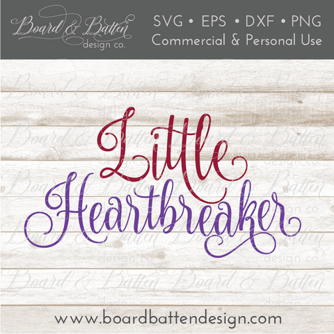 Little Heartbreaker SVG File