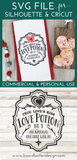 Love Potion No. 9 Alchemy Label SVG File for Valentine's Day, Weddings, etc - Commercial Use SVG Files for Cricut & Silhouette