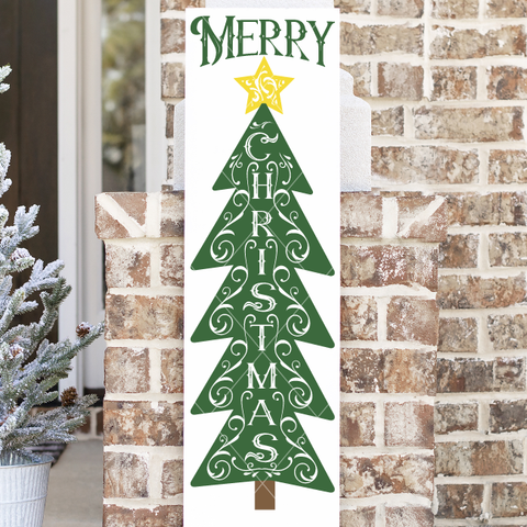 Porch Sign SVG | Merry Christmas SVG File | Style 7 | Cricut SVG Files