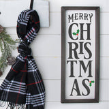 Merry Christmas Vertical Plank Porch Sign SVG File - Commercial Use SVG Files for Cricut & Silhouette