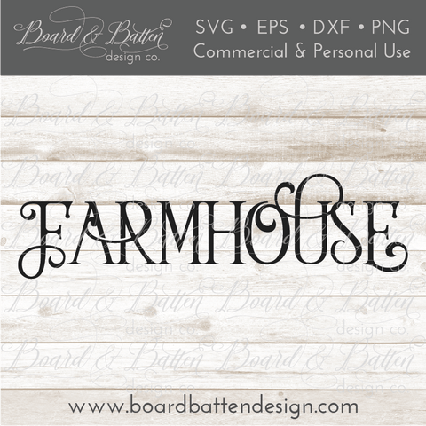 Vintage Farmhouse SVG File