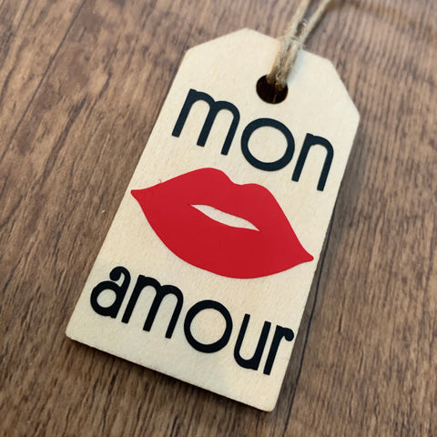 Mon Amour SVG File for Valentine's Day, Weddings, etc