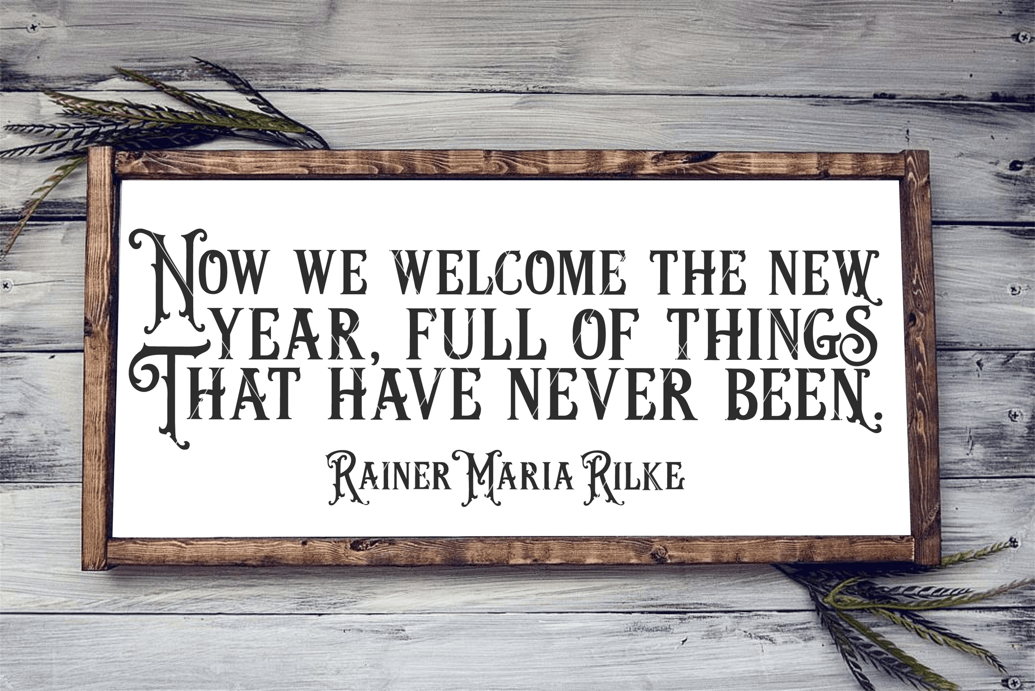 Now We Welcome The New Year Quote SVG File - Commercial Use SVG Files for Cricut & Silhouette
