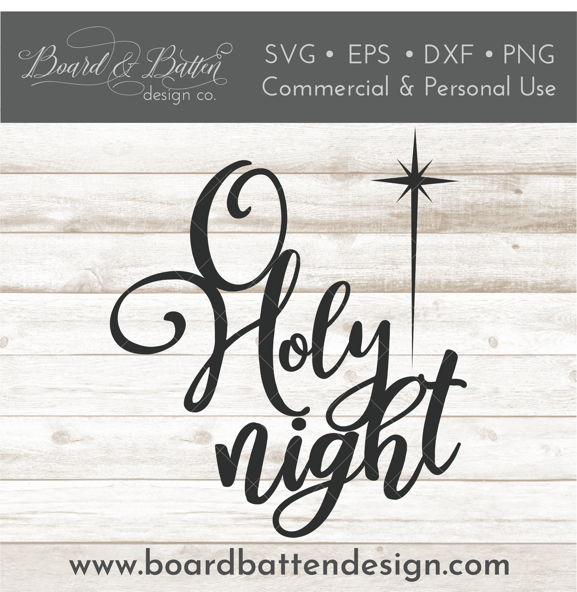 Oh Holy Night SVG / Nativity Scene SVG / Cut File / Cricut / Commercial use  / Silhouette / DXF file / Christmas decoration