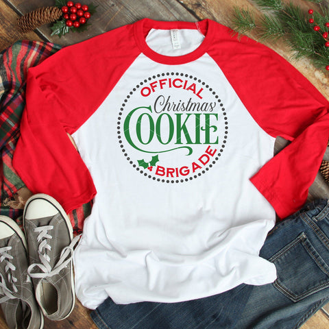 Official Christmas Cookie Brigade SVG File for Shirts