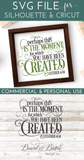 Perhaps This Is The Moment For Which You Have Been Created Esther 4:14 SVG File - Commercial Use SVG Files for Cricut & Silhouette