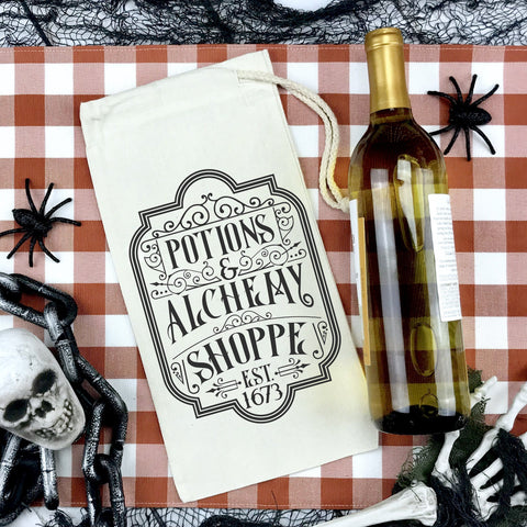 Potions and Alchemy Shoppe Vintage SVG Cut File for Halloween