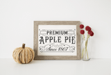 Vintage Premium Apple Pie SVG File - Commercial Use SVG Files for Cricut & Silhouette