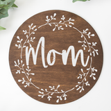 "Mom" Round Vines SVG File for Mother's Day | Cricut/Silhouette - Commercial Use SVG Files for Cricut & Silhouette