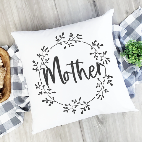 "Mother" Round Vines SVG File for Mother's Day | Cricut/Silhouette