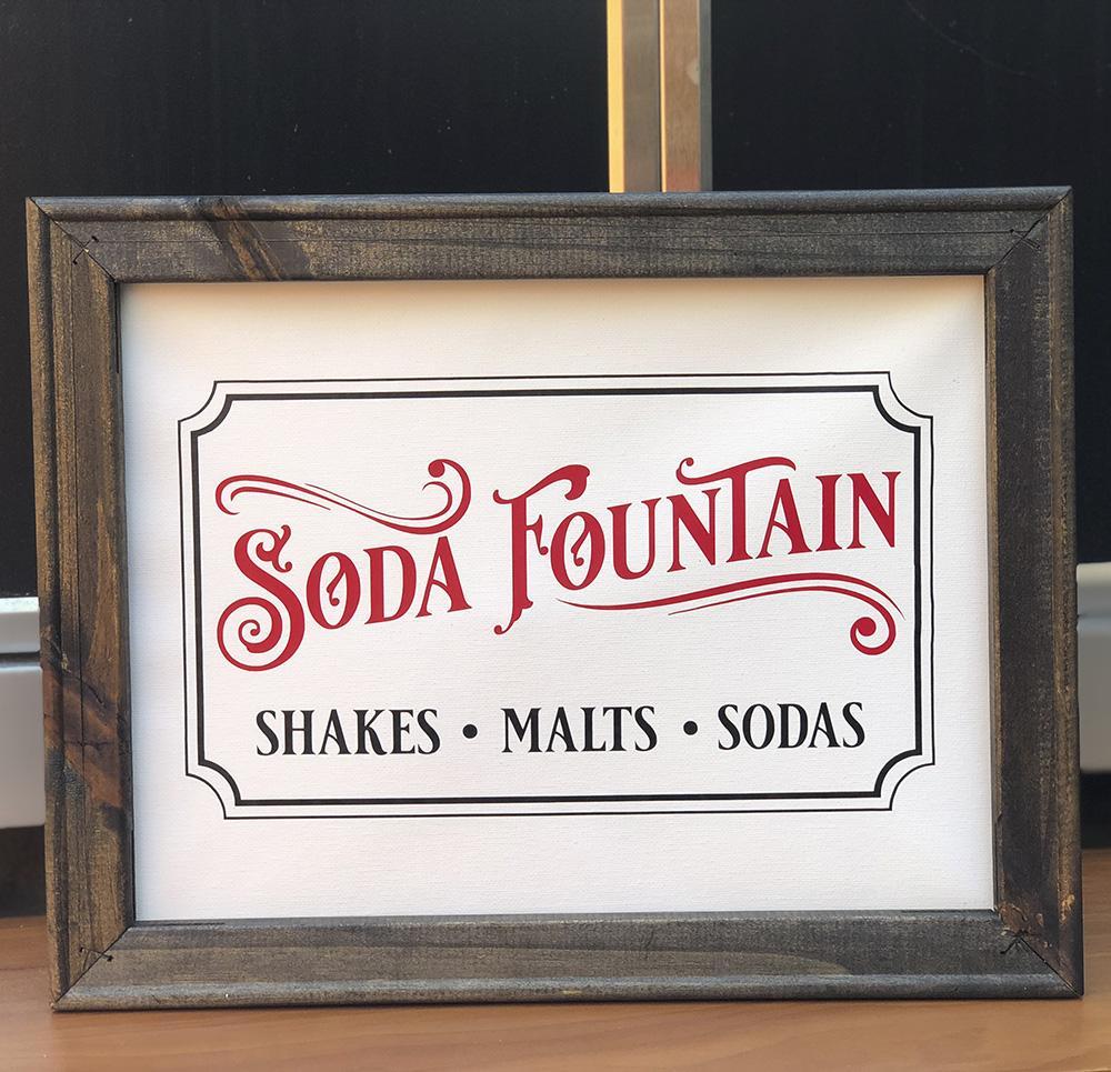 Vintage Soda Fountain SVG File - Commercial Use SVG Files for Cricut & Silhouette