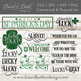 St Patrick's Day SVG File Bundle - Commercial Use SVG Files for Cricut & Silhouette