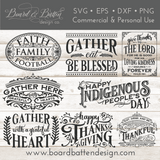 Mega Thanksgiving Bundle with LIFETIME Updates - Commercial Use SVG Files for Cricut & Silhouette