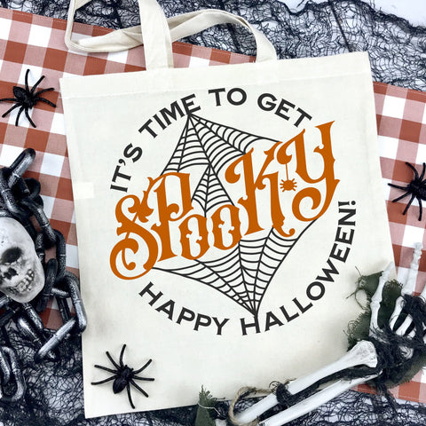 Time To Get Spooky SVG Cut File for Halloween Cricut/Silhouette Projects
