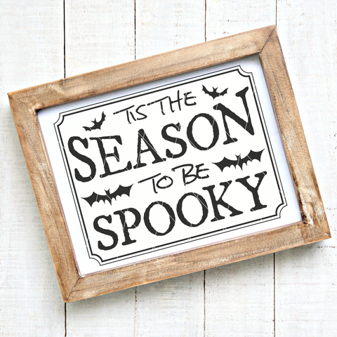 Halloween Cricut Designs - 'Tis The Season To Be Spooky Svg File for Cricut/Silhouette