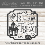 Trick or Treat Halloween SVG File No. 7 - Commercial Use SVG Files for Cricut & Silhouette