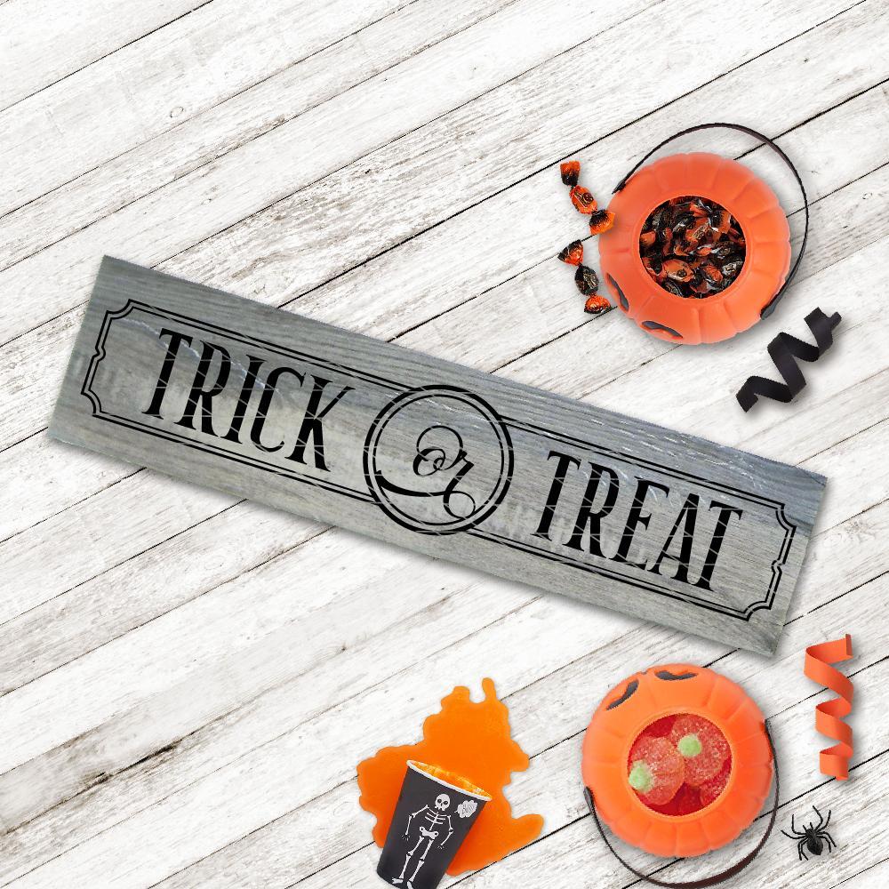 Trick or Treat Ticket SVG File - Commercial Use SVG Files for Cricut & Silhouette