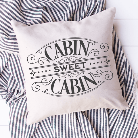Victorian Style Cabin Sweet Cabin SVG File