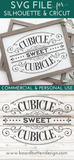 Victorian Style Cubicle Sweet Cubicle SVG File - Commercial Use SVG Files for Cricut & Silhouette