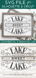 Victorian Style Lake Sweet Lake SVG File - Commercial Use SVG Files for Cricut & Silhouette