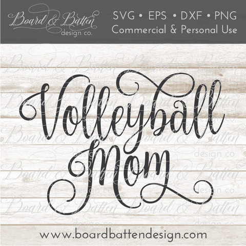 Volleyball Mom SVG File