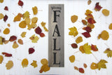 Welcome Fall Vertical Plank Sign SVG File - Commercial Use SVG Files for Cricut & Silhouette