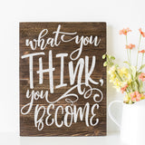 What You Think You Become Quote SVG File - Commercial Use SVG Files for Cricut & Silhouette