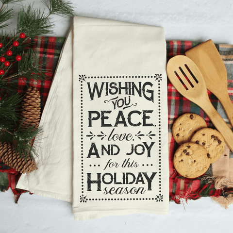 Wishing You Peace Love And Joy For This Holiday Season SVG File for Christmas